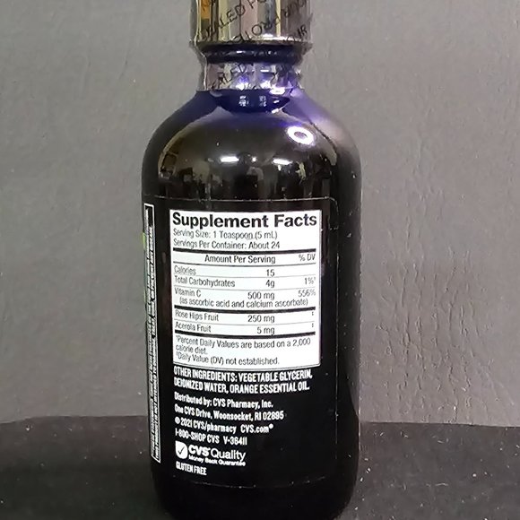 Live Better Vitamin C Liquid 4 OZ - Brand New Sealed Exp 7/23 500MG - Picture 3 of 4